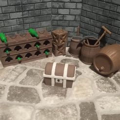 chest1.jpg Free STL file Chest - Supportless・3D print design to download