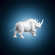 armored-war-rhino20260417-stl-3d-print-turntable-03-120deg.png Armored War Rhino 3D Print Model