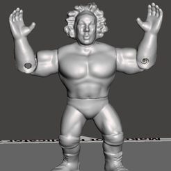 Untitled.png Archivo OBJ wwf wwe aew ecw wcw retro・Design para impresora 3D para descargar