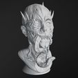 0FCE5D47-3802-447D-B821-FC29C4137D1A.jpeg STL file Dark Zombie Creature ( Bust )・3D print design to download