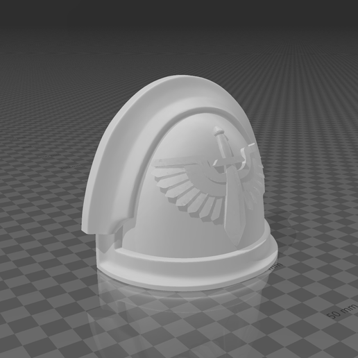 DA shoulder pads 3D model