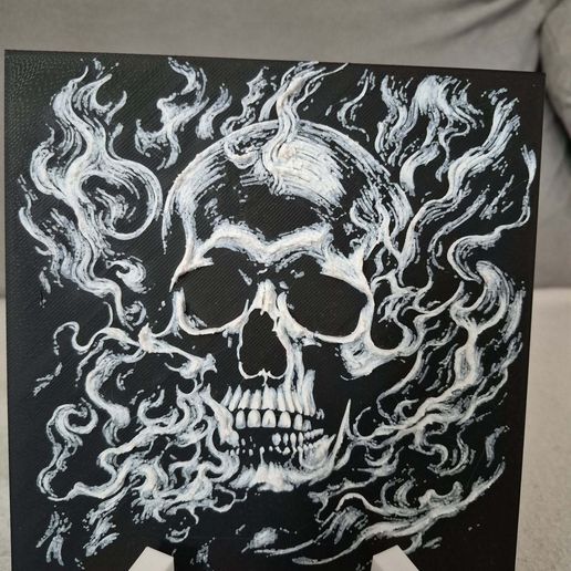 Hueforge tête de mort sans AMS