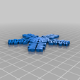 JOHN.png 3D-Datei Schneeflocke für John kostenlos・Design für 3D-Drucker zum herunterladen