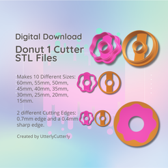 STL file Two texture roller pins, polymer clay rollers 💍・3D printable  model to download・Cults