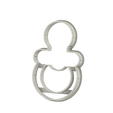 Chupete v1.png Pacifier Cookie Cutter