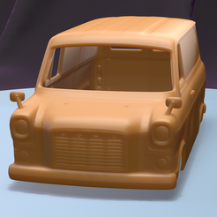 a007.png STL file FORD TRANSIT PANEL VAN 1965 (1/24) printable car body・3D printing design to download