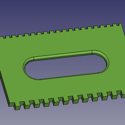 Zahnspachtel.png Fichier STL Spatule dentée avec manche 4 mm et 5mm・Plan à imprimer en 3D à télécharger