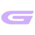 Letra G.stl Emblema Opel GSI 16V / Emblema Opel GSI 16V