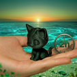 7732.png Fuzzy Mini Animal — Textured Fast Print | Cute Desk Pet
