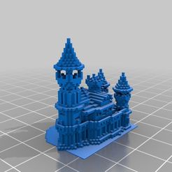 minecraft_castle_madness_64.jpg Free 3D file Minecraft castle from our medieval server・3D printer design to download, AaronR