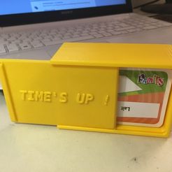 IMG_4849[1.JPG 3D-Datei Time's Up Kartenbox - Boite pour cartes Time's up kostenlos・3D-druckbares Objekt zum herunterladen