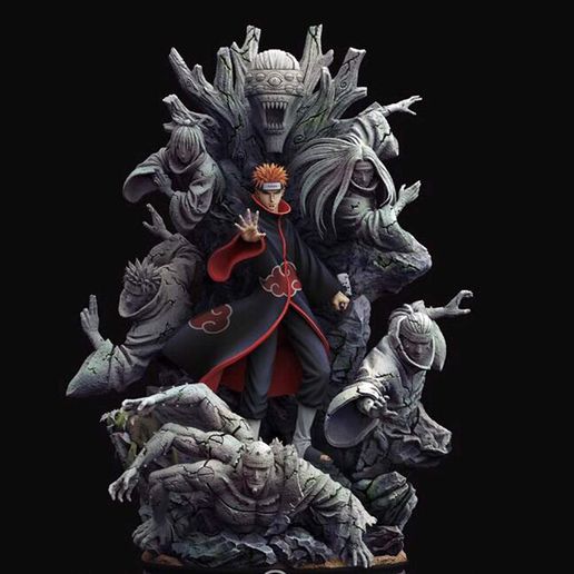 NARUTO SHIPPUDEN PAINS DIORAMA 3D model