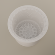 8.png Verzierte Torte STL - Silikonform Master Modell