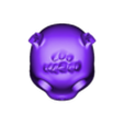 cabeza sin orejas A.stl pokemon / eevee divided into colors