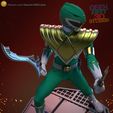 greenRender06.jpg 3D file Green Ranger - Mighty Morphin Power Rangers・3D print object to download