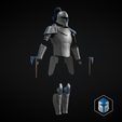 Medieval-Captain-Rex-Armor-Perspective.png Bartok Medieval Captain Rex Armor - 3D Print Files