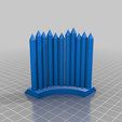 slow90_wall_plain1_1.png Free STL file French and Indian Wars - The Modular Fort・Template to download and 3D print
