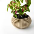 misprint-8395.jpg The Torme Planter Pot with Drainage | Tray & Stand Included | Modern and Unique Home Decor for Plants and Succulents  | STL File