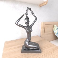 2.png Fichier STL Sculpture de femme・Modèle à télécharger et à imprimer en 3D, RandomThings
