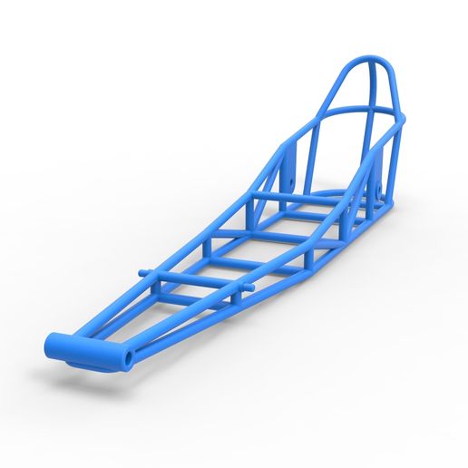 4.jpg Diecast Frame of old school Front engine dragster Scale 1:25