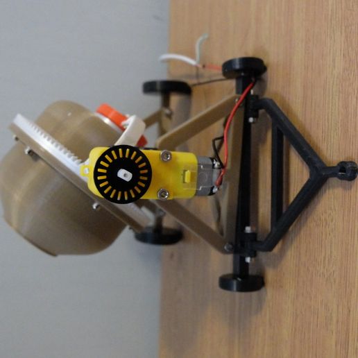 A007.JPG concrete mixer 3D printed