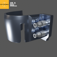 9.png Archivo 3D The Mandalorian - Armadura de rodilla - STL (descarga digital)・Modelo para descargar y imprimir en 3D
