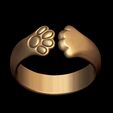 3.jpg Cat Paw Ring