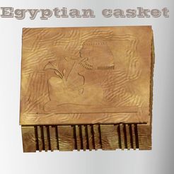 22.jpg Egyptian style box, box.