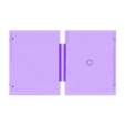 DVDcase-Both Sides-Strengthened-Latch.stl DvD Case