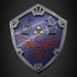 LinkShield_frame_0000.jpg Zelda Tears of the Kingdom Link Hylian Shield for Cosplay