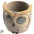 ISO3.jpg Cute owl Pot model 4