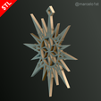 CLASSIC-Snowflakes_19.png Snowflakes Classic Tree Decoration