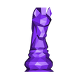 Knight.obj Chess Set LowPoly