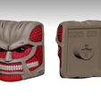 02.jpg Colossal Titan - Keycap 3D for mechanical keyboard - Attack on Titan - Shingeki no Kyojin