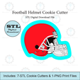 Etsy-Listing-Template-STL.png Football Helmet Cookie Cutter | STL File