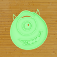 mick.png Cookie Cutter mick monster inc / Cookie Cutter mick monster inc