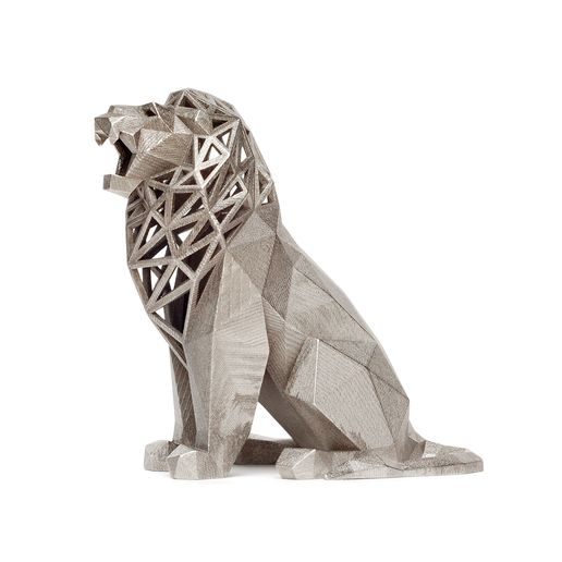 lion 1.jpg Download STL file Low Poly Animal Collection • Object to 3D print, FORMBYTE