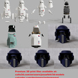 72667fba-fd86-4371-b4e5-50ffebedbe28.png Imperial Army/ Snowtrooper/ AT-ST Driver/ AT-AT commander base helmet for custom 1:12, 1:6 figures and cosplay