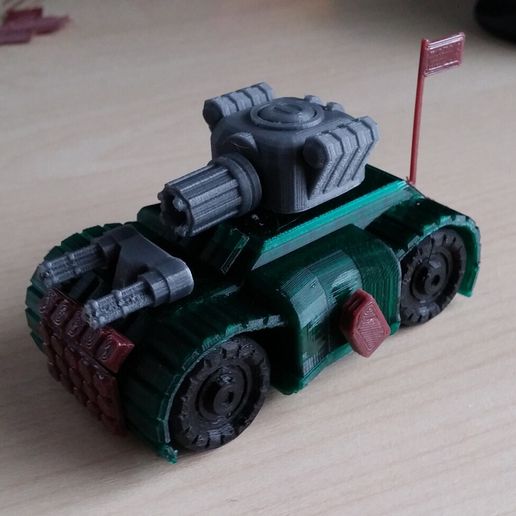 3DRacers - Battle Tank - 3D model önizlemesi