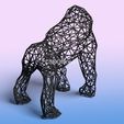gorilla-6.jpg STL-Datei Gorilla - Maschendraht・3D-druckbares Design zum Herunterladen, 3DOfficeAT