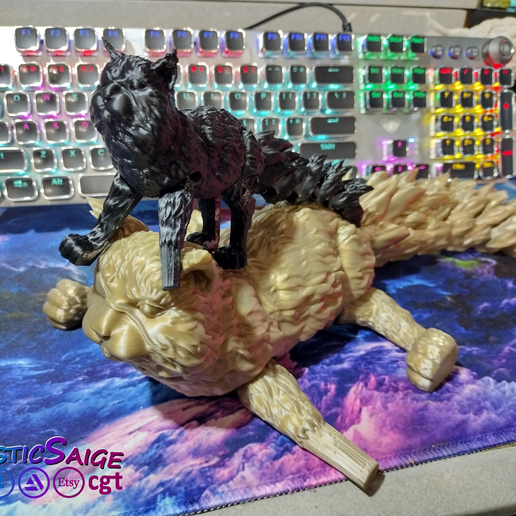 Pirate-Cat-4.png Flexy Pirate Cat - Articulated Flexi Cat