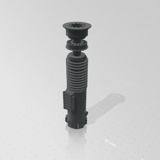 Luke Skywalker's lightsaber 3D model