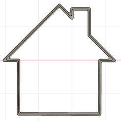 CASA.png CHRISTMAS HOUSE COOKIE CUTTER