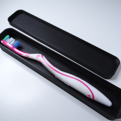 Capture d’écran 2017-10-25 à 12.27.11.png STL-Datei Simple Toothbrush Travel Case/Box kostenlos・3D-druckbares Modell zum herunterladen