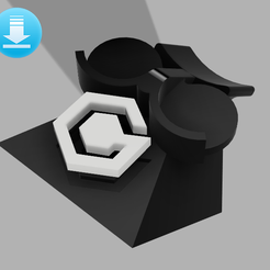 GCCS1.png 3D-Datei Nintendo GameCube Controller-Ständer・Vorlage für 3D-Druck zum herunterladen
