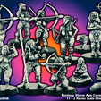 CW2_Allminis.png Fantasy Stone Age Cavewomen II  (11+2 HEROIC SCALE MINIATURES)