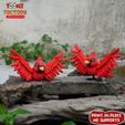bb.jpg Print In Place Cute Flexi Cardinal Bird
