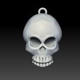 02.jpg 骷髅吊坠 3D 打印模型