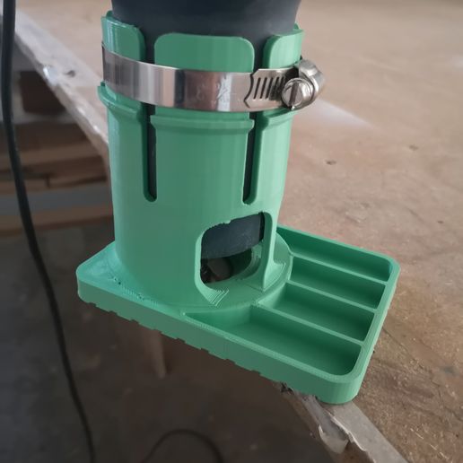 Replacement shoe for Bosch GKF 550 palm router 3D model