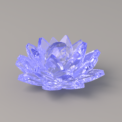silver_crystal_lotus_2.png STL file Sailor Moon - Lotus-shaped Silver Crystal・3D printer design to download